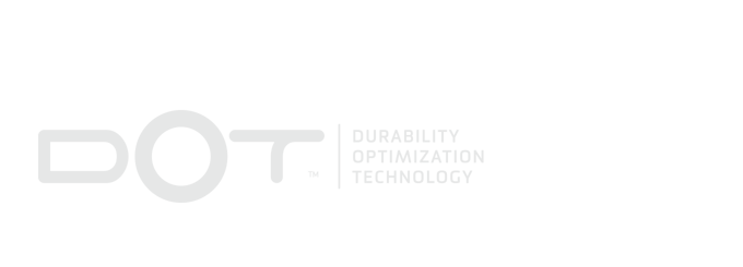 Durability Optimization Technology (DOT) Logo in white-0