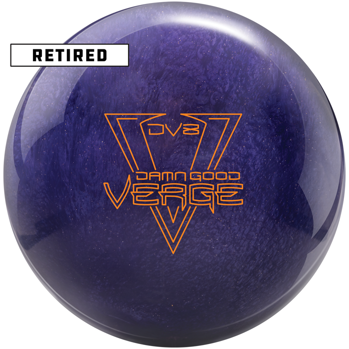 Retired damn good verge pearl bowling ball-1