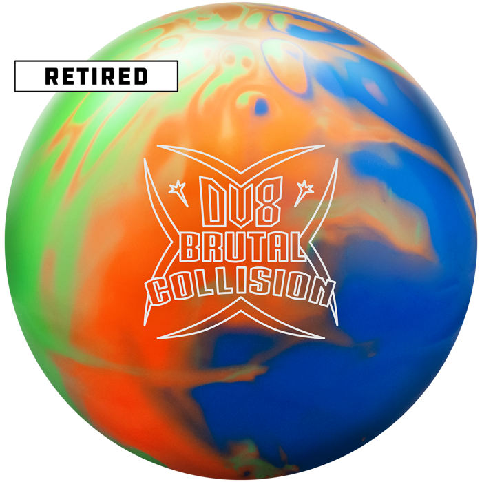 Retired brutal collision bowling ball-1