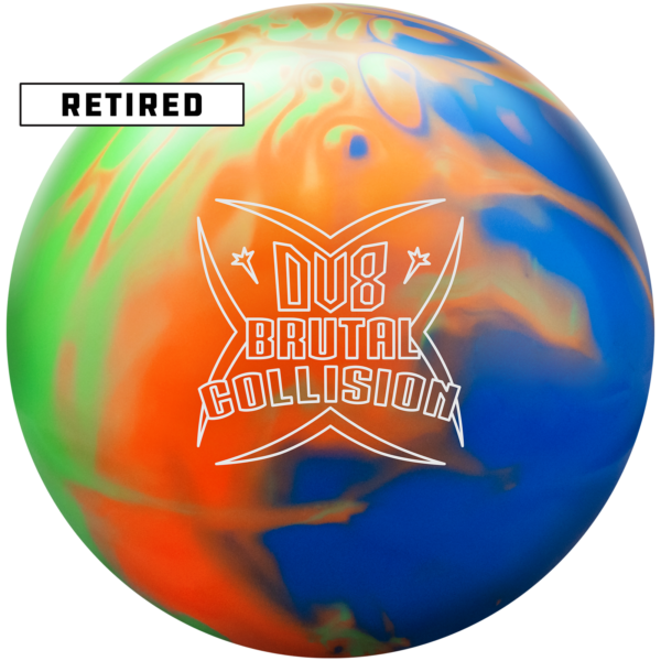 Retired brutal collision bowling ball
