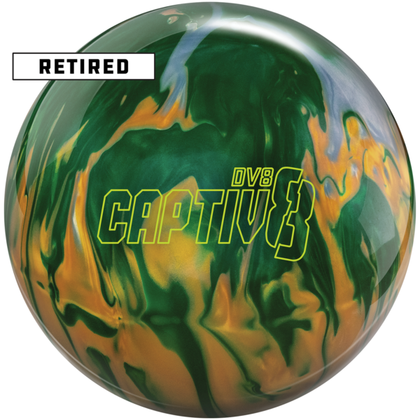Retired captiv8 bowling ball