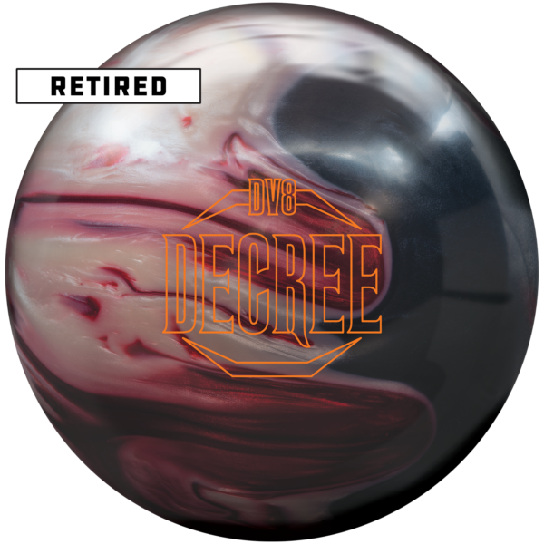 Retired decree pearl bowling ball