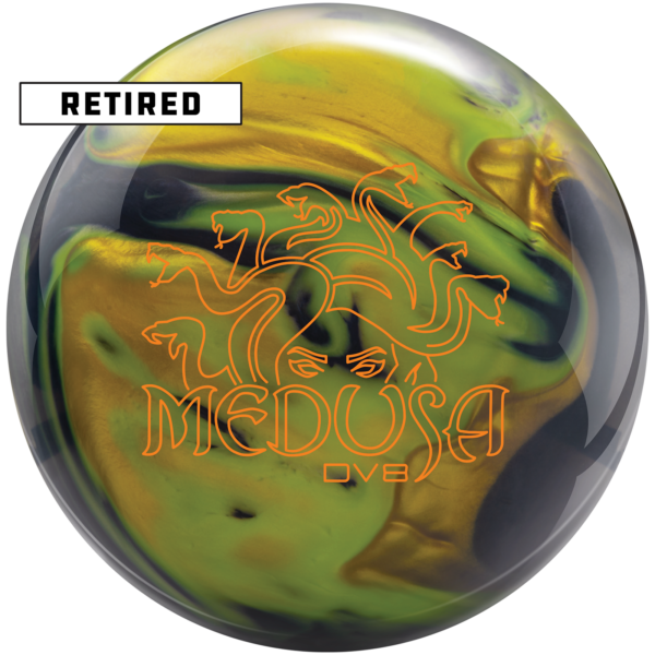 Retired medusa bowling ball